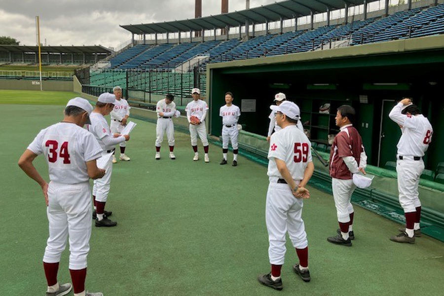 岐阜県高校野球OB大会の参加(岐阜県野球協議会主催)