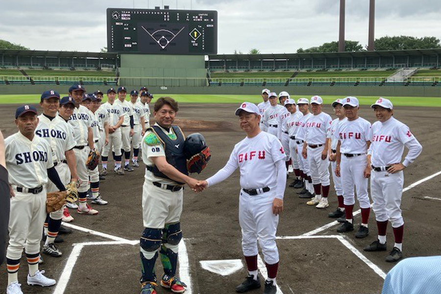岐阜県高校野球OB大会の参加(岐阜県野球協議会主催)