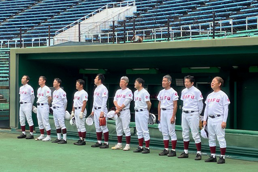 岐阜県高校野球OB大会の参加(岐阜県野球協議会主催)