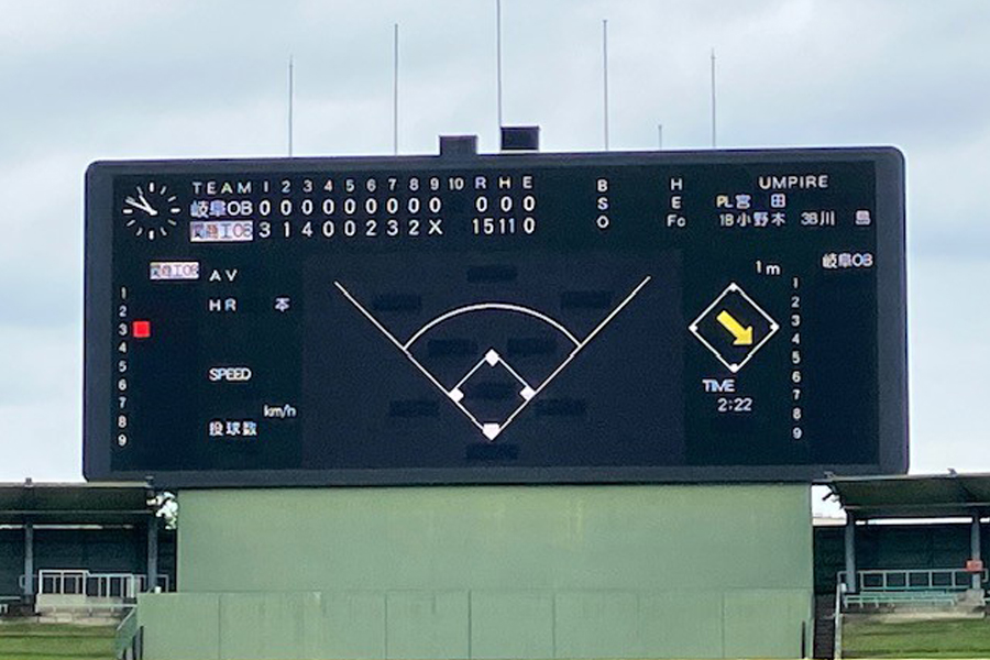 岐阜県高校野球OB大会の参加(岐阜県野球協議会主催)