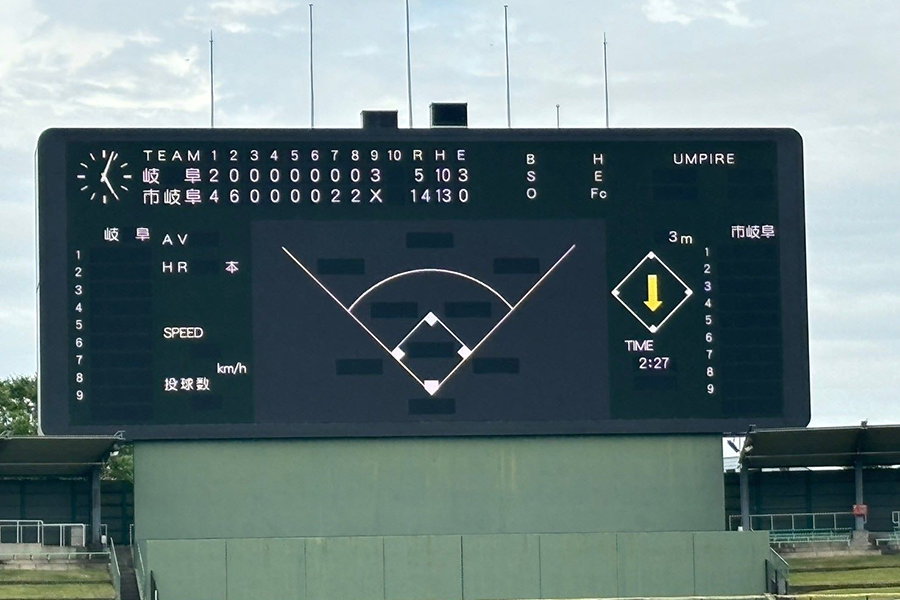 岐阜県高校野球OB大会の参加